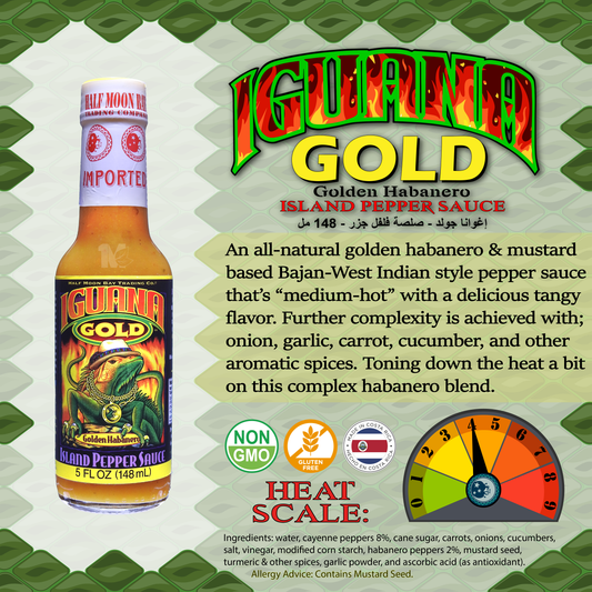 Iguana - Gold - Island - Pepper Sauce 148ML