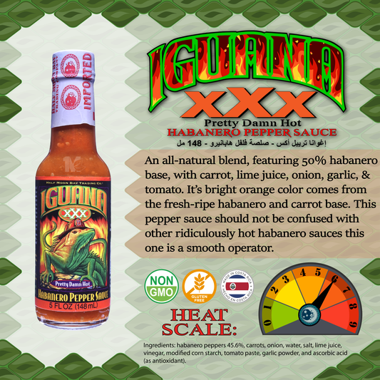 Iguana - XXX - Habanero - Pepper Sauce 148ML