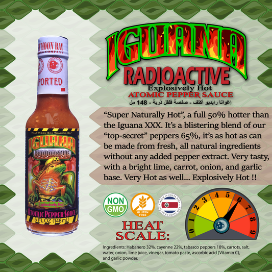 Iguana - Radioactive - Atomic - Pepper Sauce 148ML
