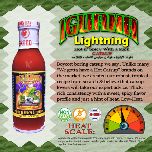 lguana - Lightning - Hot n’ Spicy - Catsup 340G