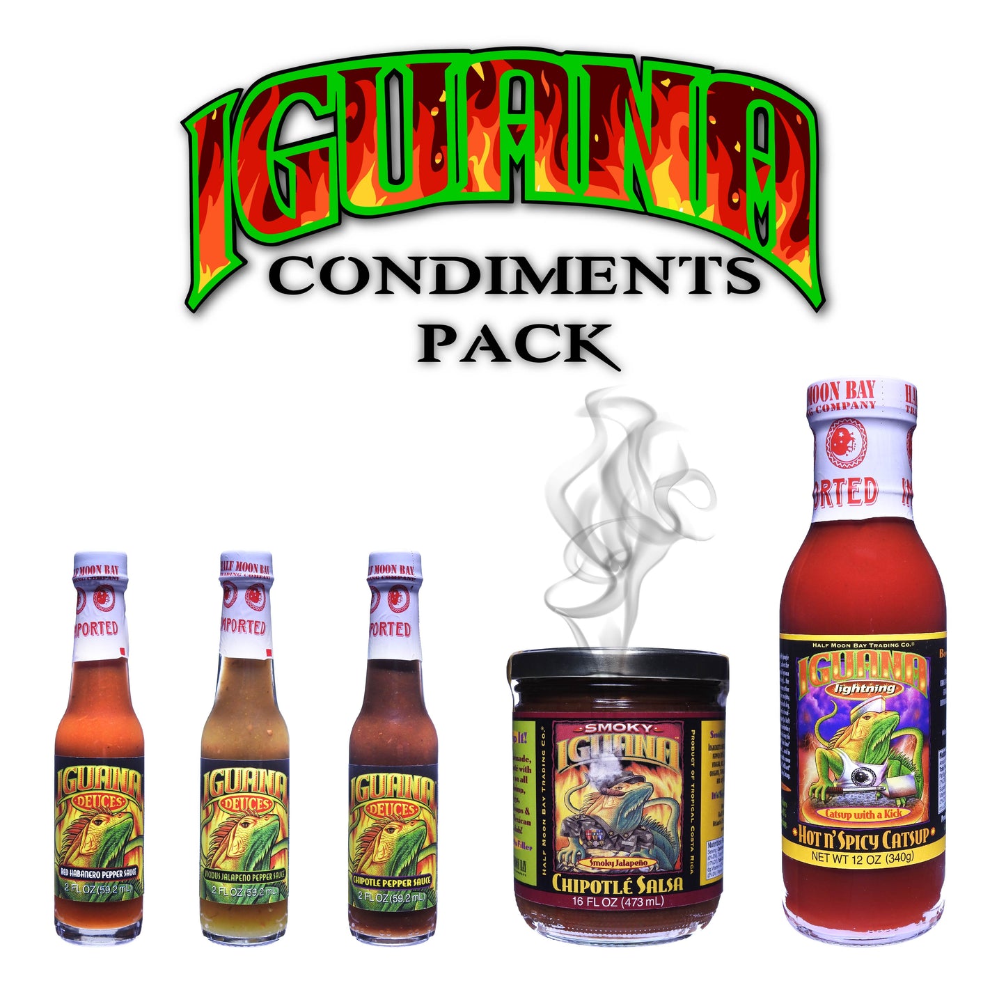 XCOL-004: Iguana Condiments Pack