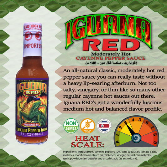Iguana - Red - Cayenne - Pepper Sauce 148ML
